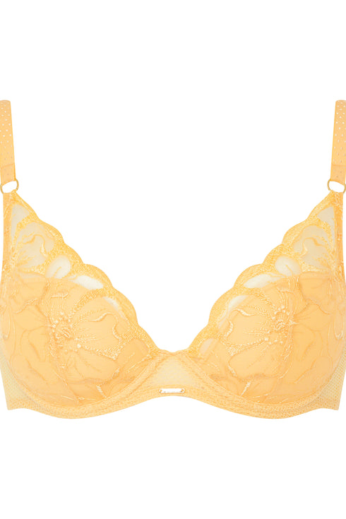Chantelle Fleurs Plunging T-Shirt Bra